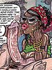 What a nice milky mess all over my tits n tummy - Interracial cartoon porn by Theseus9
