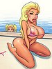 I can't wait to taste the cum in these huge balls - Interracial comics by M00se