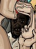 His cock pumped stream after stream of his warm unspent seed in her womb - A Favor for the Homeless by Illustrated interracial