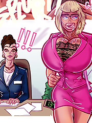Three guys sure knew how to treat a slutty milf bitch in heat like me - The secret life of Sandy The business trip 2 by Alex comix (Pit parody)