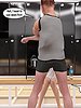 I think you're a creepy old dude who won't leave me alone - Natasha Gym part 3, DarkLord universe by by Dark Lord