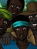 And she felt his cock erupt and loads of thick and creamy black seed fill her stomach and bubble up to her mouth - Farm girl by Illustrated interracial 2016