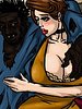 Hairy hand hanging her breast - Beggars take my wife by Illustrated interracial